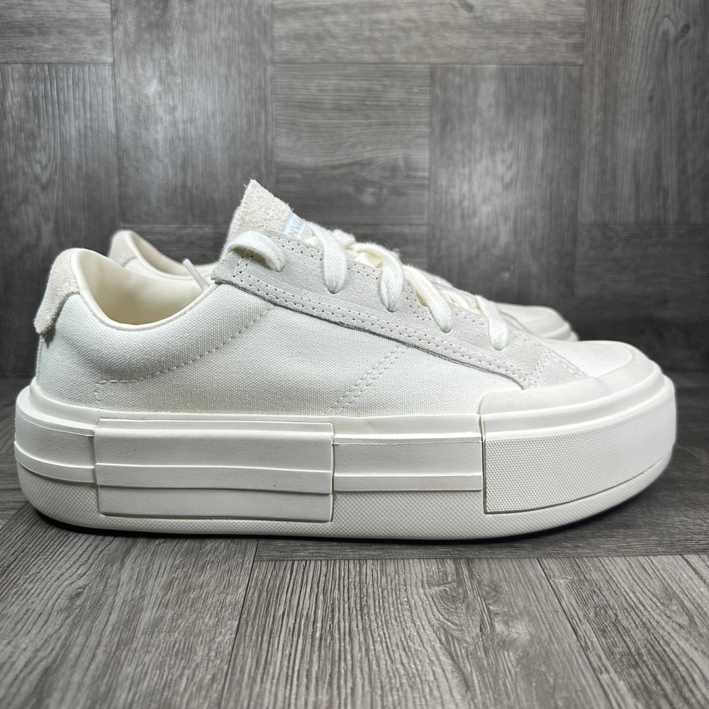 Converse All Star Cruise Ox Women 9 Egret White Platform Sneakers A08788C NEW